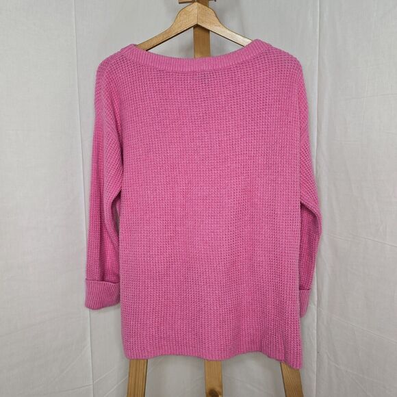 Talbots Textured Stitch Cuff Sleeve Sweater Size Medium Petite. - Picture 2 of 3